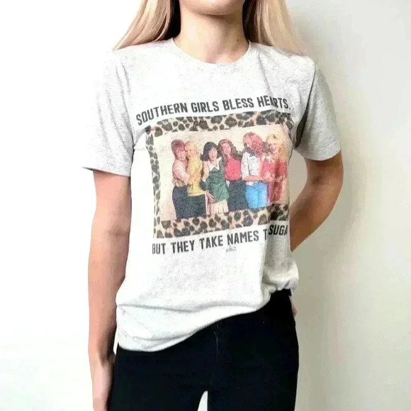 Bella Canvas Tops - Steel Magnolias Southern Girls Tee Shirt - S